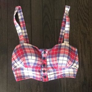 Forever 21 Red, White, and Blue Bustier/Corset